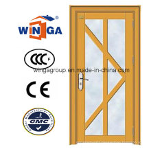 Popular Art Design Hot Sell Steel Glass Door (W-GD-06)